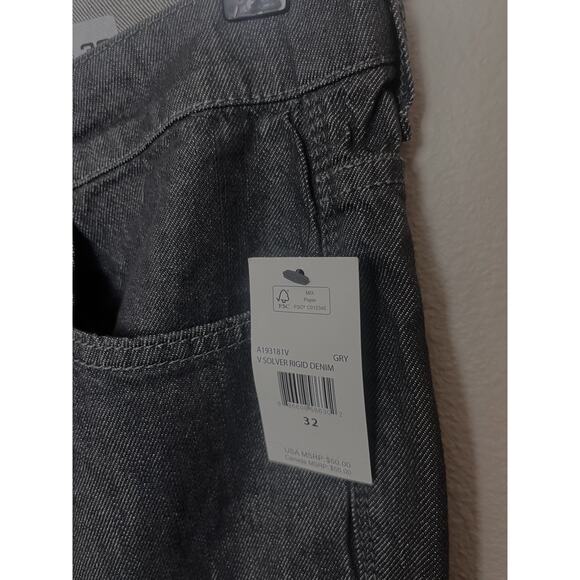 NWT Volcom Solver Denim Jeans Modern Straight Men’s Size 32x32 Gray - Picture 3 of 10